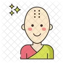 Buddhistische Frau  Symbol