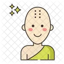 Buddhistischer Mann  Symbol