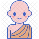 Buddhistischer Mann  Symbol