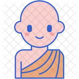 Buddhistischer Mann  Symbol