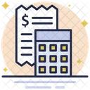 Budget Calculator Tax Form Icon