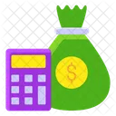 Budget Calculation Accounting Icon