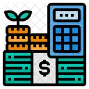 Budget Money Calculator Icon