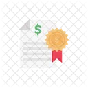 Budget Finance Certificate Icon