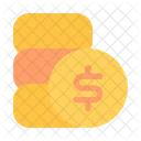 Budget Dollar Coin Icon