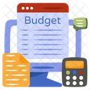 Budget Accounting Budget Calculation Budget Planning Icon
