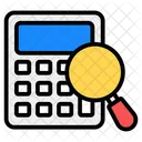 Budget Accounting Financial Calc Accounting Audit Icon
