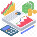 Business Monitoring Budget Analytics Data Analysis Icon