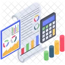 Financial Monitoring Budget Analytics Data Analytics Icon