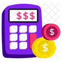 Calcul Du Budget Comptabilite Calculatrice Icône