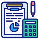 Budget Calculation Business Budget Accounting Icon