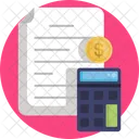 Accounting Calculator Money Icon