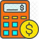 Budget Calculation Calculator Coin Icon