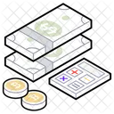 Budget Accounting Calculation Financial Calculation Icon