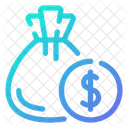 Budget Money Bag Dollar Icon