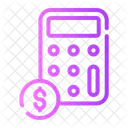Budget Dollar Calculator Icon