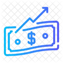 Budget Cost Increase Icon