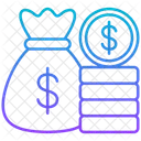 Budget Cost Money Bag Icon