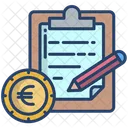 Budget Note Financial Note Budget Report Icon