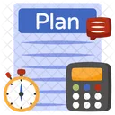 Budget Plan  Icon
