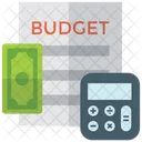 Budget Report Business Planning Tax Report Icon