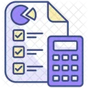 Budget sheet  Icon