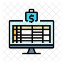 Spreadsheet Budgeting Budget Icon