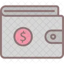 Budget Wallet Cash Purse Cash Wallet Icon