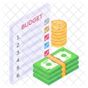 Budgetbericht  Symbol