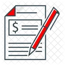 Budgeting Accounting Financial Paper Icon