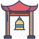 Buddhas Tempelglocke  Symbol