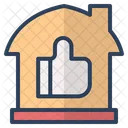 Me Gusta Favorito Bienes Raices Icono