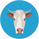 Bufalo Vaca Cara Icono