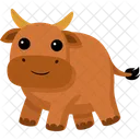 Buffalo Bull Animal Icon