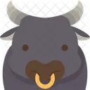 Buffalo Face  Icon