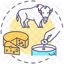 Buffalo milk cheese  Icon