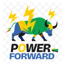 Buffalo Power Bull Animal Icon