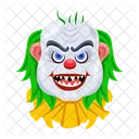 Vector De Cara Aterradora Cara De Payaso Personajes Malvados Icono