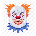 Vector De Cara Aterradora Cara De Payaso Personajes Malvados Icono