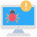 Cyber Crime Bug Icon