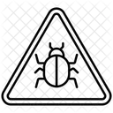 Bug Warning Malware Icon