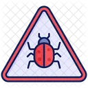 Bug Warning Malware Icon