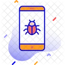 Bug Mobile Phone Icon
