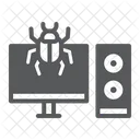 Infected Computer Virus Icon