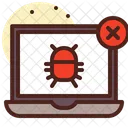 Bug Virus Laptop Bug Icon