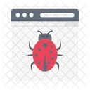 Bug Virus Webpage Icon