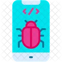 Bug Smartphone Testing Icon