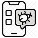 Malware Chat Malware Messages Messages Virus Icon