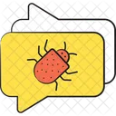 Bug Chatting Malware Chat Malware Messages Icon