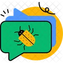 Malware Chat Malware Messages Messages Virus Icon